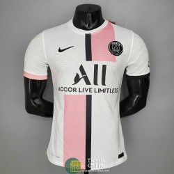 Camiseta Authentic PSG Rosado Blanco 2021/2022