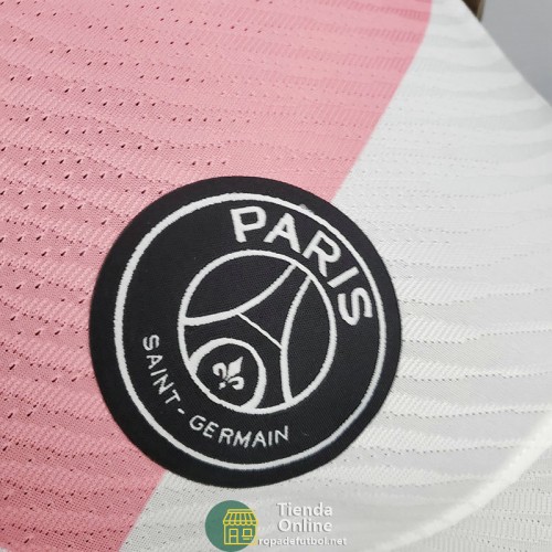 Camiseta Authentic PSG Rosado Blanco 2021/2022