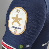 Camiseta Authentic PSG Primera Equipación 10 Champion 2021/2022