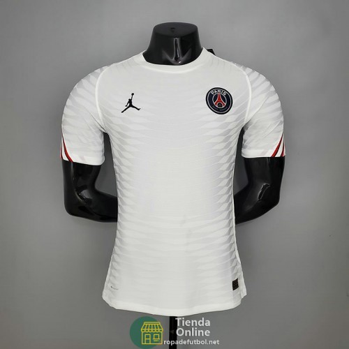 Camiseta Authentic PSG x Jordan Tracksuit Blanco 2021/2022