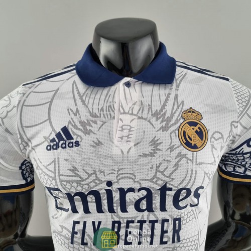 Camiseta Authentic Real Madrid Dragon Blanco 2022/2023