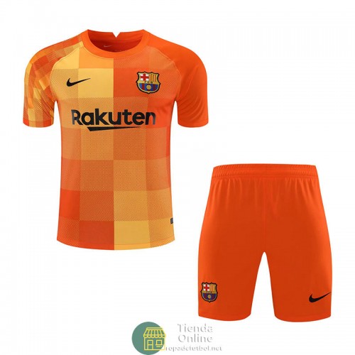 Camiseta Barcelona Niños Portero Naranja 2021/2022