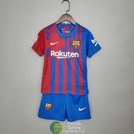 Camiseta Barcelona Niños Primera Equipación 2021/2022