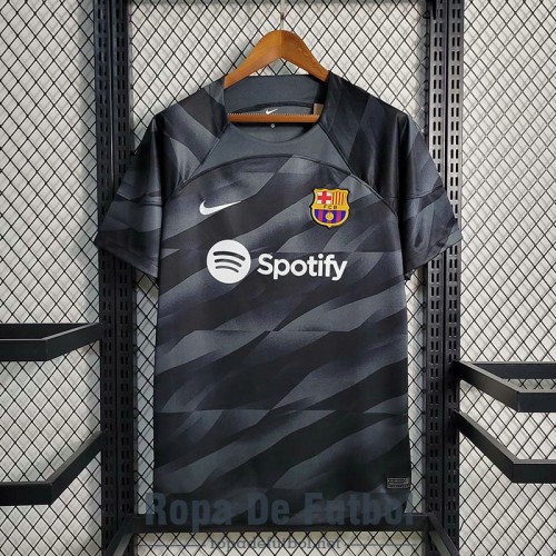 Camiseta Barcelona Portero Negro 2023/2024