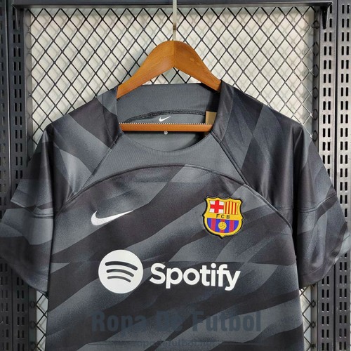 Camiseta Barcelona Portero Negro 2023/2024