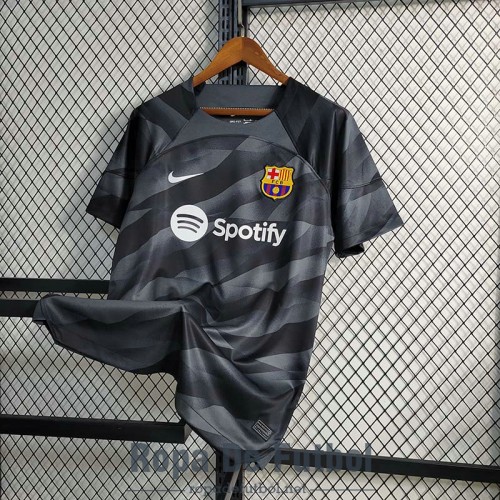 Camiseta Barcelona Portero Negro 2023/2024