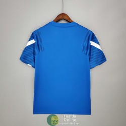 Camiseta Barcelona Training Azul II 2021/2022