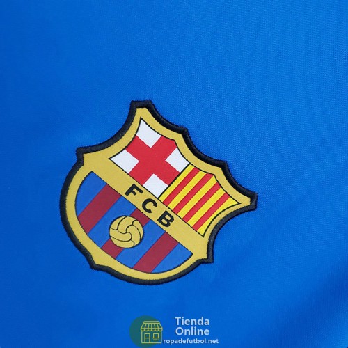 Camiseta Barcelona Training Azul II 2021/2022