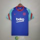 Camiseta Barcelona Training Azul Rojo Verde 2021/2022