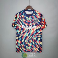 Camiseta Barcelona Training Distortion 2021/2022