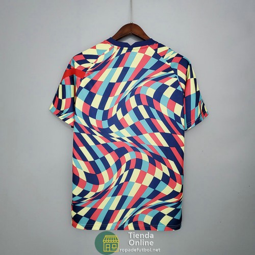 Camiseta Barcelona Training Distortion 2021/2022