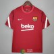 Camiseta Barcelona Training Rojo II 2021/2022