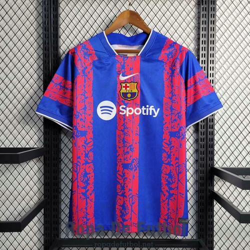 Camiseta Barcelona Training Suit Azul I 2023/2024