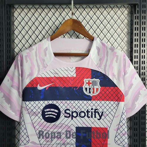 Camiseta Barcelona Training Suit Rosa I 2023/2024