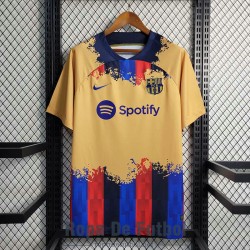 Camiseta Barcelona Training Suit Amarillo I 2023/2024