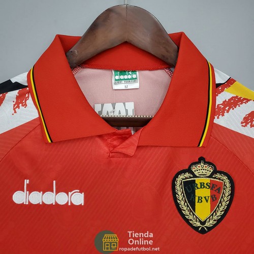 Camiseta Belgica Retro Primera Equipación 1995/1996