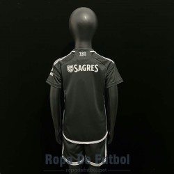 Camiseta Benfica Ninos Segunda Equipacion 2023/2024