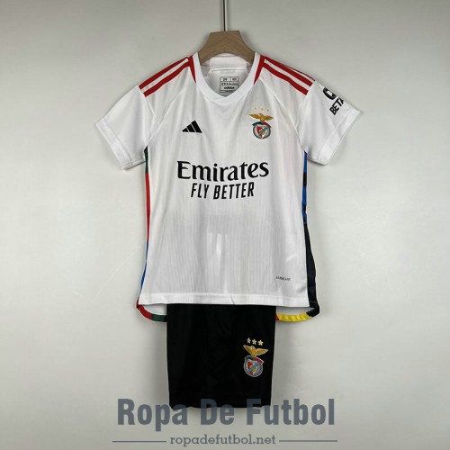 Camiseta Benfica Ninos Tercera Equipacion 2023/2024