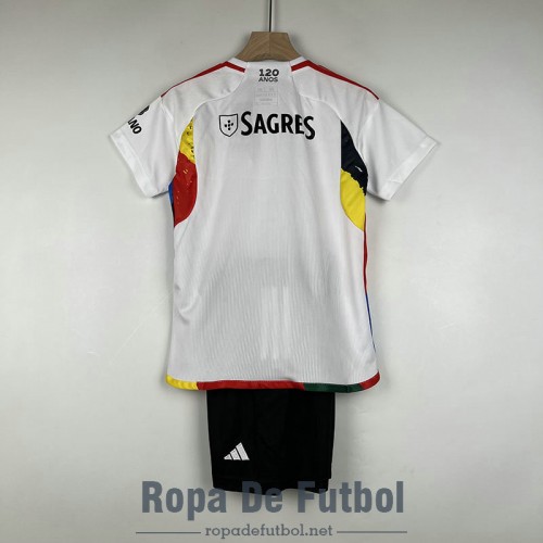 Camiseta Benfica Ninos Tercera Equipacion 2023/2024