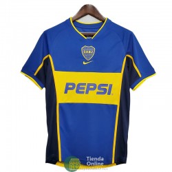 Camiseta Boca Juniors Retro Primera Equipación 2002/2003