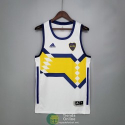 Camiseta Boca Juniors Vest Blanco 2021/2022