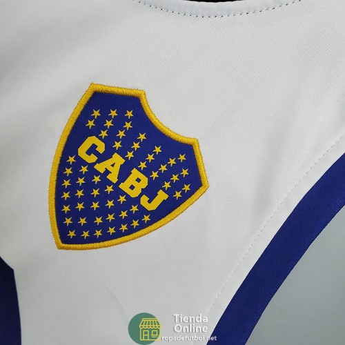 Camiseta Boca Juniors Vest Blanco 2021/2022