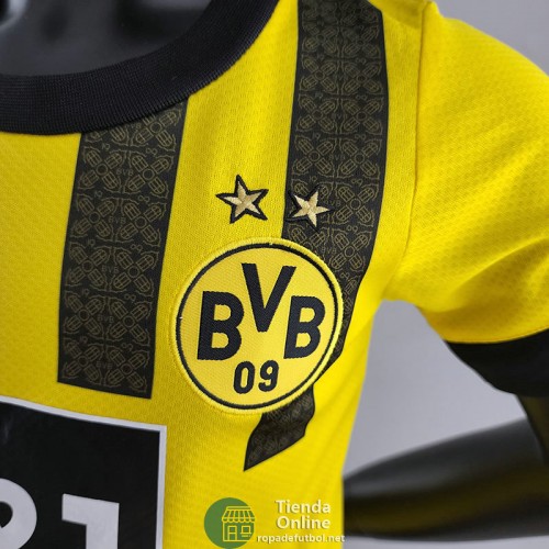 Camiseta Borussia Dortmund Niños Primera Equipación 2022/2023