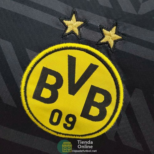 Camiseta Borussia Dortmund Pre Match Training Negro I 2022/2023