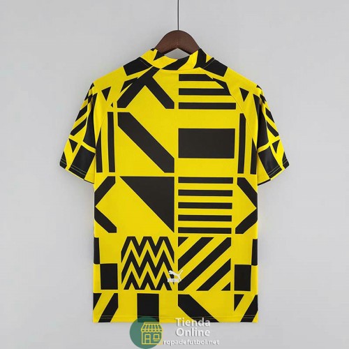 Camiseta Borussia Dortmund Pre Match Amarillo Negro 2022/2023