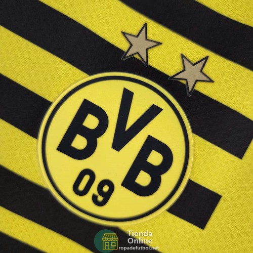 Camiseta Borussia Dortmund Pre Match Amarillo Negro 2022/2023