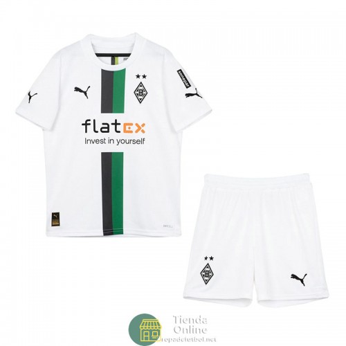 Camiseta Borussia Monchengladbach Niños Primera Equipación 2022/2023