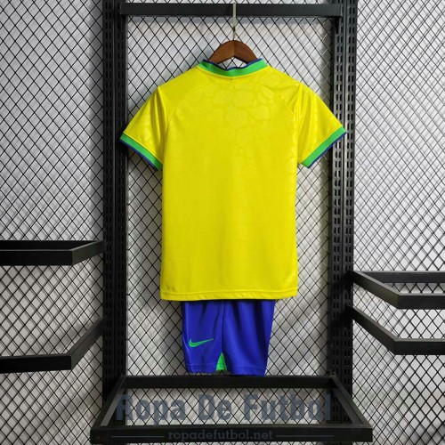 Camiseta Brasil Ninos Primera Equipacion 2022/2023