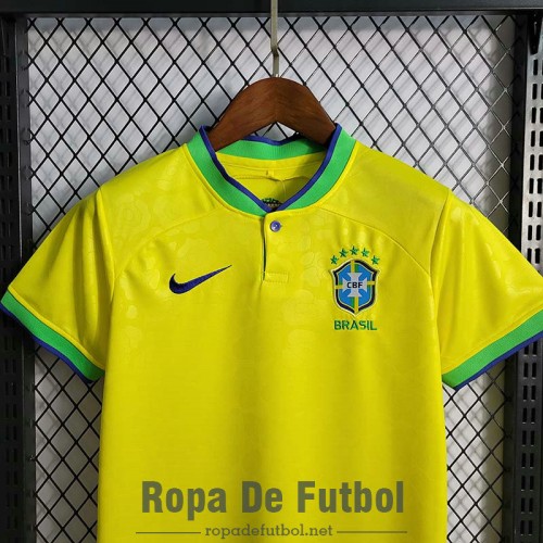 Camiseta Brasil Ninos Primera Equipacion 2022/2023