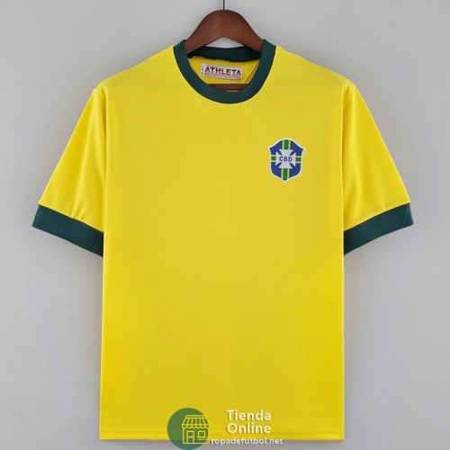 Camiseta Brasil Retro Primera Equipación 1970/1971