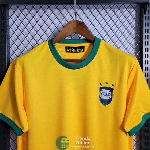 Camiseta Brasil Retro Primera Equipacion 1970/1972