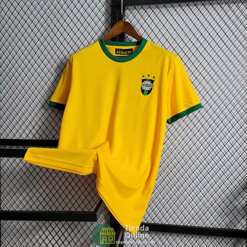 Camiseta Brasil Retro Primera Equipacion 1970/1972