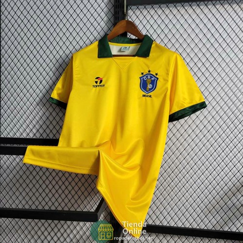 Camiseta Brasil Retro Primera Equipación 1988/1990