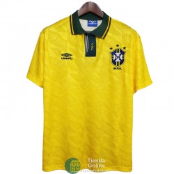 Camiseta Brasil Retro Primera Equipación 1991/1993