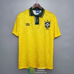 Camiseta Brasil Retro Primera Equipación 1991/1993