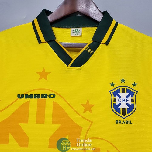 Camiseta Brasil Retro Primera Equipación 1993/1994