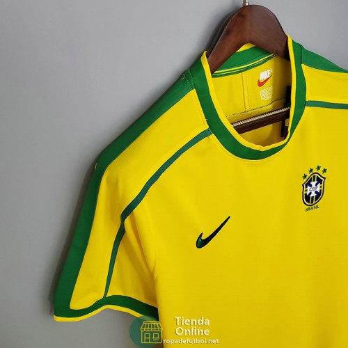 Camiseta Brasil Retro Primera Equipación 1998/1999