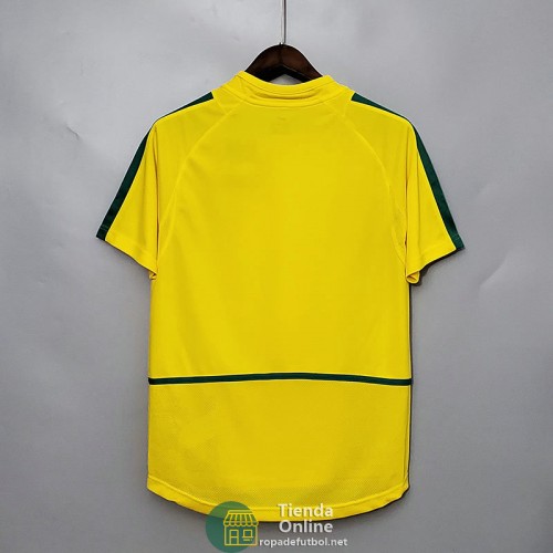 Camiseta Brasil Retro Primera Equipación 2002/2003