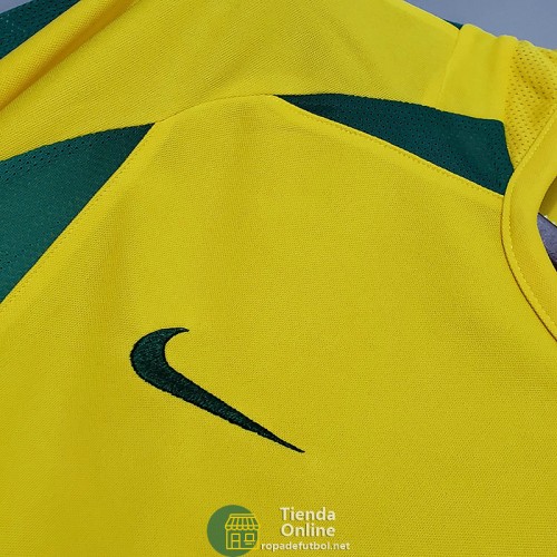 Camiseta Brasil Retro Primera Equipación 2002/2003