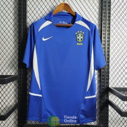 Camiseta Brasil Retro Segunda Equipación 2002/2003