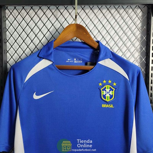 Camiseta Brasil Retro Segunda Equipación 2002/2003