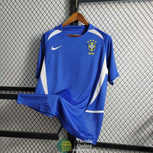 Camiseta Brasil Retro Segunda Equipación 2002/2003