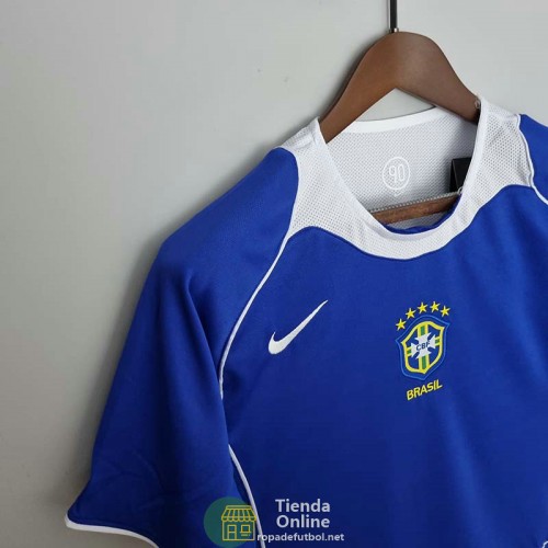 Camiseta Brasil Retro Segunda Equipación 2004/2006