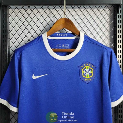 Camiseta Brasil Retro Segunda Equipación 2006/2007