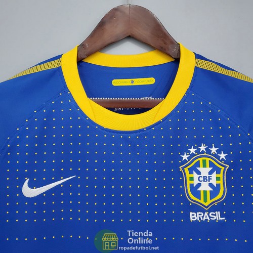 Camiseta Brasil Retro Segunda Equipación 2010 2011