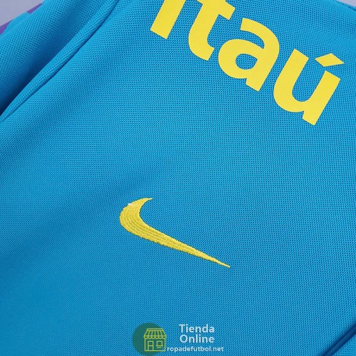 Camiseta Brasil Training Azul II 2021/2022